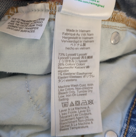 J. Crew Wide Leg Trouser Jeans sz 25 - Picture 8 of 10